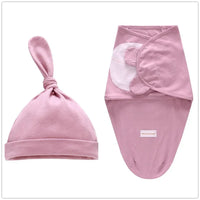 Baby Swaddle Blanket With Cap For Newborn Wrap Cotton Swaddling Bag Baby Envelope Sleep sack Blanket . - BIG FRENCHIES