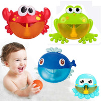 Baby Educational Bubble Machine Music Kids Bath Toy Bathtub Soap Automatic Bubble Maker Baby Bathroom Toy For Children - BIG FRENCHIES