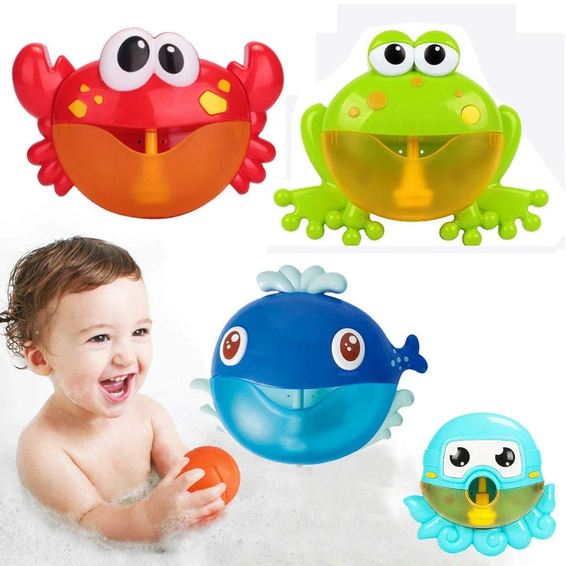 Baby Educational Bubble Machine Music Kids Bath Toy Bathtub Soap Automatic Bubble Maker Baby Bathroom Toy For Children - BIG FRENCHIES
