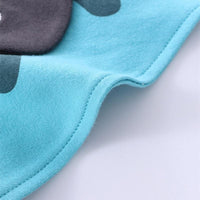 Baby Bibs Waterproof Triangle Cotton Cartoon Child Dribble Bibs Newborn Absorbent Cloth Bib for Kids in Cat Design - BIG FRENCHIES