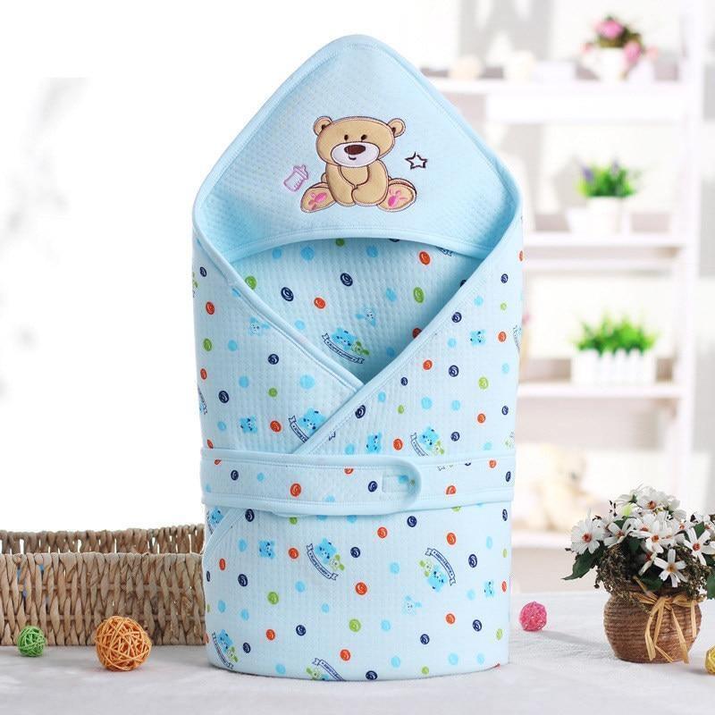 Cotton Infant Baby Sleeping Bag Envelope For Newborn Baby Bedding Wrap Sleepsack For Baby Blanket - BIG FRENCHIES