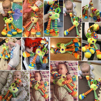 Modern Baby Development Giraffe Animal Hand Bells Rattles Handle Toys Stroller Hanging Teether Baby Toys For Kids - BIG FRENCHIES
