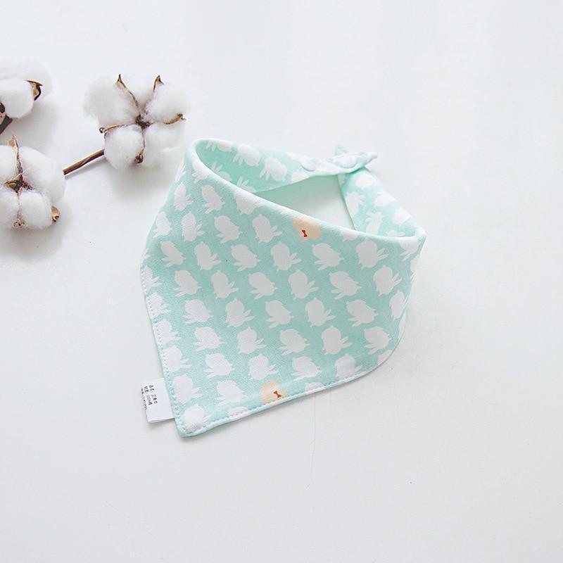 Cotton Cartoon Bandana Feeding Saliva Towel Waterproof Bibs For Baby Burp Accessory Adjustable Button Durable Baby Towels - BIG FRENCHIES