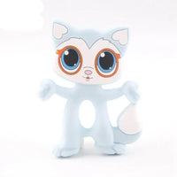 Silicone Teethers Food Grade Tiny Rod Teething Baby Shower Gifts Cartoon Animals Teether Let's Make 1pc - BIG FRENCHIES