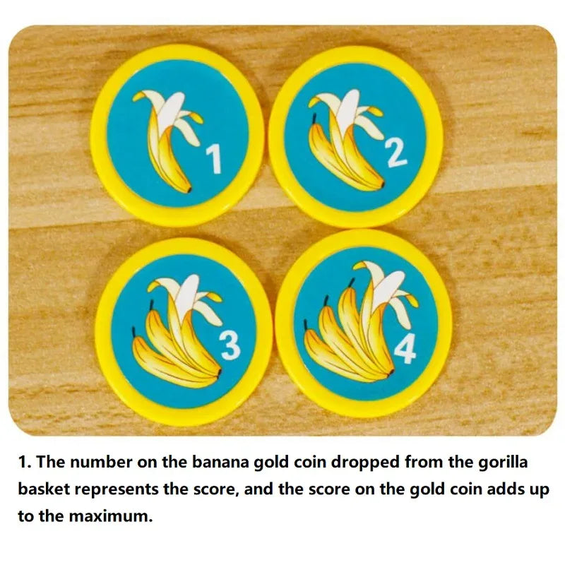 MEACAOFG Monkey steal banana gold coin desktop competitive game puzzle parent-child interactive toy family party game - BIG FRENCHIES