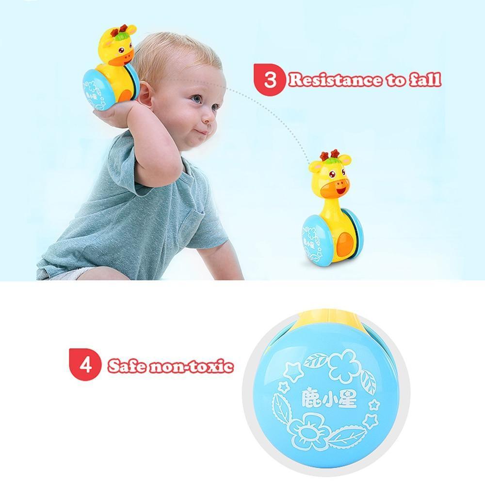Baby Rattles Tumbler Doll Baby Toys Sweet Bell Music Roly-poly Learning Education Toys Baby Bell Baby Toys For Kids - BIG FRENCHIES