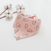 Cotton Cartoon Bandana Feeding Saliva Towel Waterproof Bibs For Baby Burp Accessory Adjustable Button Durable Baby Towels - BIG FRENCHIES