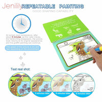 Reusable Magic Water Drawing Book With Pen Coloring Painting Book Drawing Board Juguetes Education Learning Toys for Children - BIG FRENCHIES