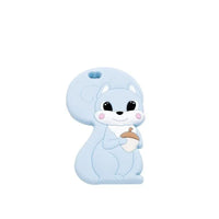 BPA Free Food Grade Silicone Teethers Cartoon Animals Shape Pacifier Clips, Accessories Baby Teething 1pc - BIG FRENCHIES