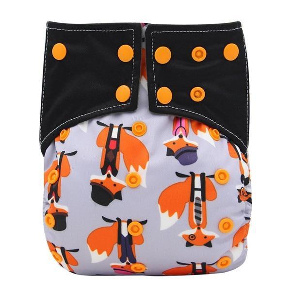 All-In-One Cloth Diaper for Baby Bamboo Charcoal Eco-friendly Baby Cloth Diaper - BIG FRENCHIES