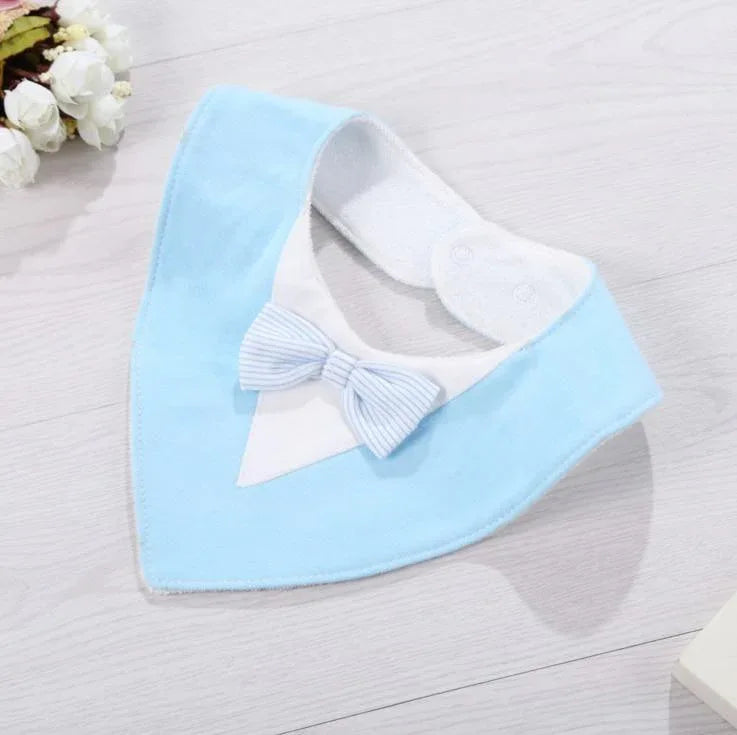 Infant Kids Bibs For Boy/Girls Newborn Feeding Waterproof Toddlers Soft Bow Burp Tie Scarf For Children - BIG FRENCHIES