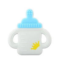 Baby Teethers Cartoon Animal Baby Teething Toy Penguin Silicone Teether Unicorn Pendant Raccoon Accessories - BIG FRENCHIES