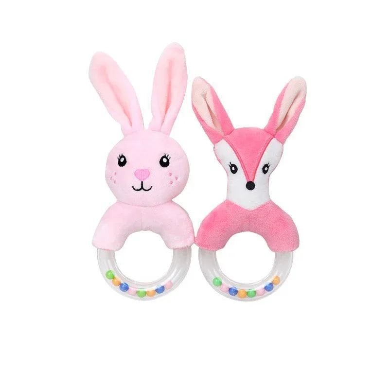 Modern Luxury Baby Rattle Toys Rabbit Plush Baby Cartoon Bed Toys for Newborn Educational Toy Rabbit Bear Hand Bells For Kids and Baby - BIG FRENCHIES
