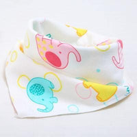 Baby Bibs Cute Cartoon Pattern bib Burp Cloths Saliva Towel Cotton Infant Burp Cloths Bib For Kids - BIG FRENCHIES