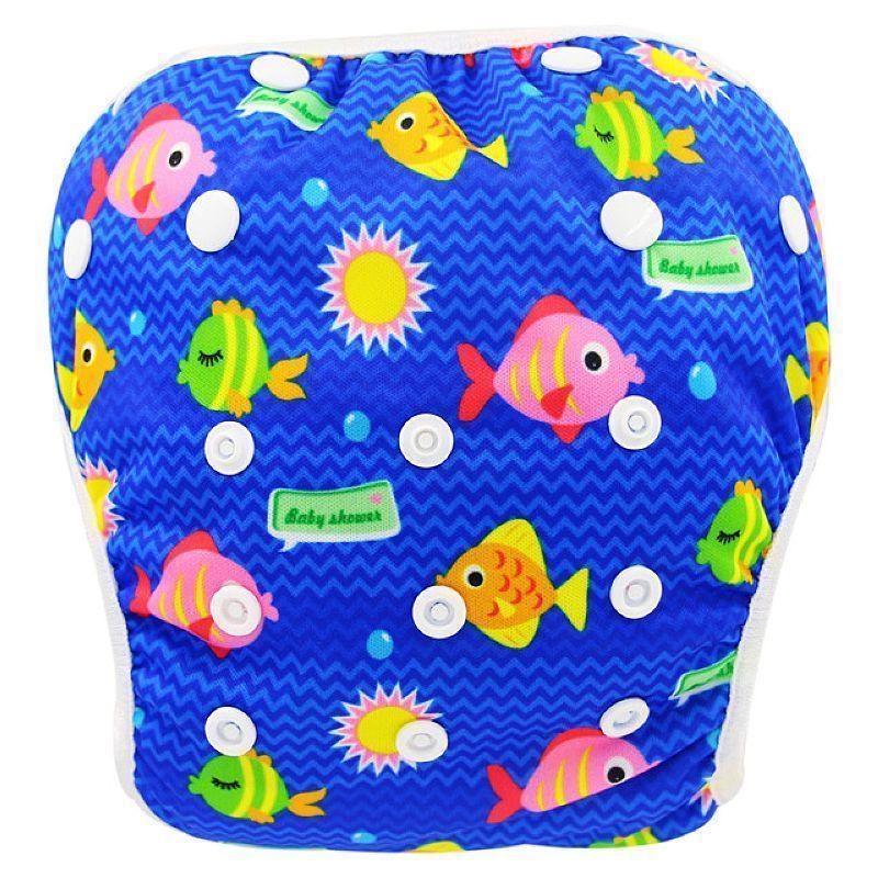 Baby Swimming Waterproof Adjustable Reusable Washable Cloth Pool Pant Diaper Cover - BIG FRENCHIES
