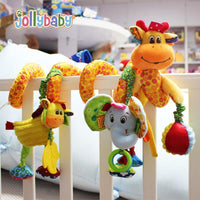 Stuffed Stroller Toys Animal Baby Crib Pram Bed Hanging Educational Infant Baby Rattle For Kids - BIG FRENCHIES