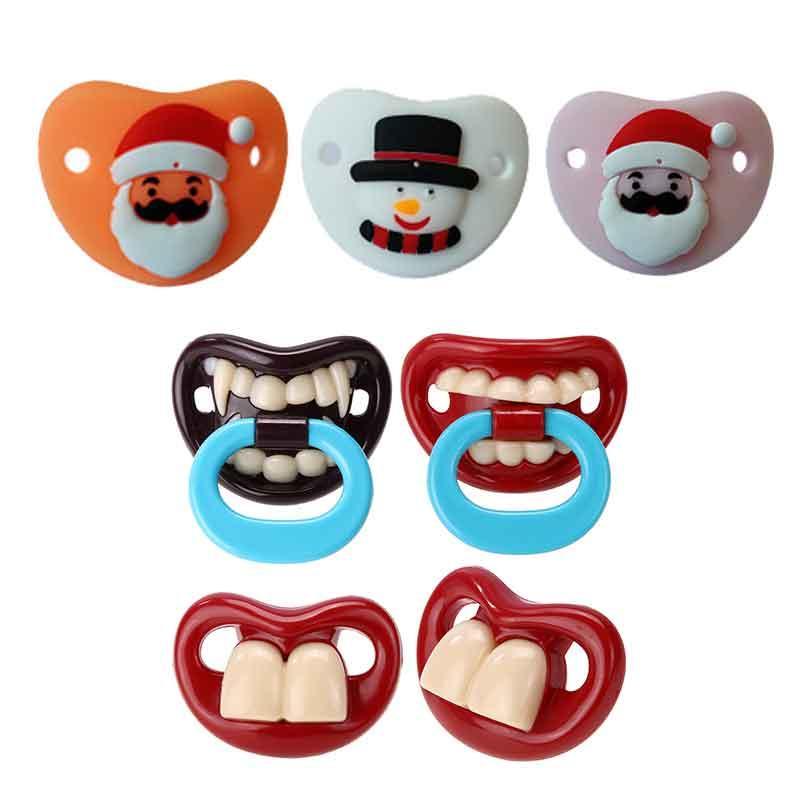 Modern Intereting Food Grade Silicone Funny Baby Pacifiers Nipple Teethers Toddler Pacifier For Baby Boys and Girls - BIG FRENCHIES
