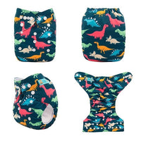 ModernLuxury Printed Baby Cloth Diaper Reusable Cloth Nappy Snap Adjustable Pocket Diaper Nappies For Baby Kids - BIG FRENCHIES