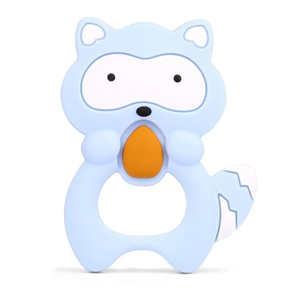 Baby Silicone Teethers BPA Free Teething Toy Animal Dog Koala Owl Elephant Baby Ring Teether Silicone Beads For Kids and Baby - BIG FRENCHIES