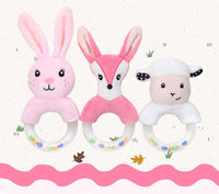 Modern Luxury Baby Rattle Toys Rabbit Plush Baby Cartoon Bed Toys for Newborn Educational Toy Rabbit Bear Hand Bells For Kids and Baby - BIG FRENCHIES