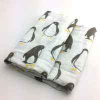 Baby Blankets Newborn Soft Organic Cotton Baby Blanket Muslin Swaddle Wrap Feeding Burp Cloth - BIG FRENCHIES