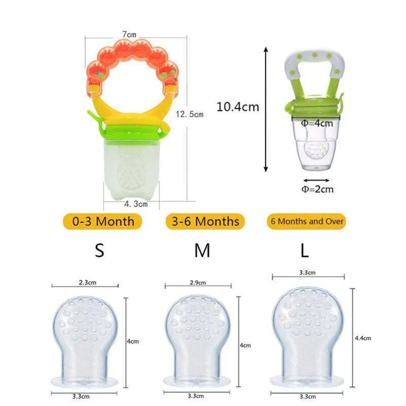 Fresh Food Baby Pacifiers Feeder For Kids Fruit Feeder Nipples Feeding Safe Baby Supplies Nipple Multi-purpose Pacifier - BIG FRENCHIES