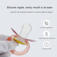 Pacifier with Antidust Lid Safe Newborn Infant Toddler Baby Pacifier Silicone Nipple Soother Infant Pacifier For Baby - BIG FRENCHIES