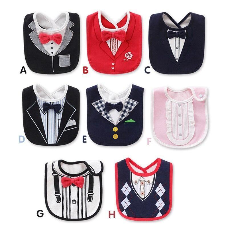 Newborn Scarf Baby Bib Waterproof Feeding Bib Bandana Bow Tie Baby Bibs Silicone Bib For Kids - BIG FRENCHIES