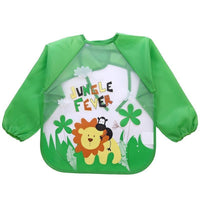 Waterproof Long Sleeve Girl Bibs Kids Burp Cloth Feeding Bib with Pocket Bib For Kids - BIG FRENCHIES