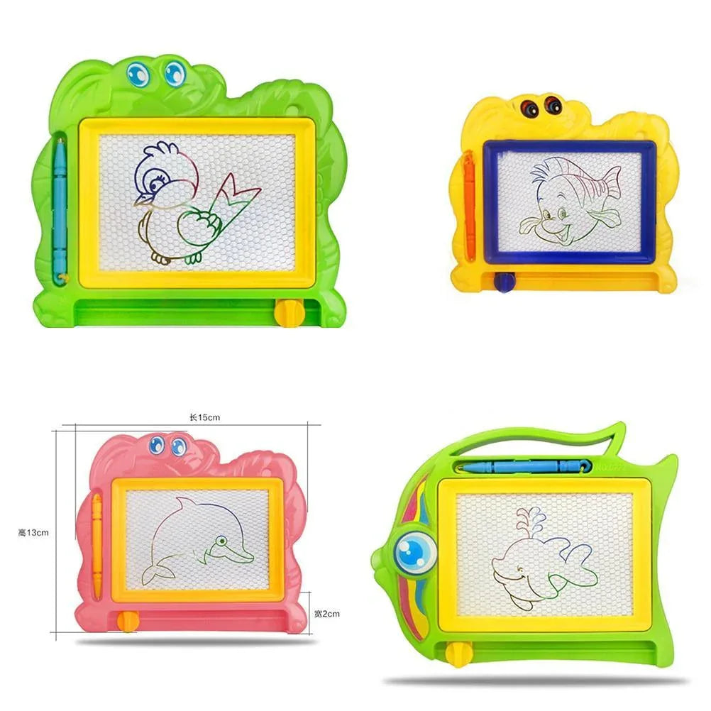 NEW Children Writing Doodle Stencil Painting Magnetic Drawing Board Set Learning & Education Toys Hobbies for Kids - BIG FRENCHIES