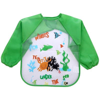 Waterproof Long Sleeve Girl Bibs Kids Burp Cloth Feeding Bib with Pocket Bib For Kids - BIG FRENCHIES