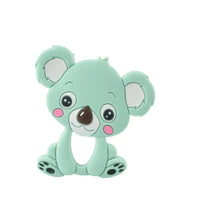 Baby Teethers Cartoon Animal Baby Teething Toy Penguin Silicone Teether Unicorn Pendant Raccoon Accessories - BIG FRENCHIES