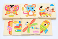 Wooden 3D Stevvex Modern Interesting Baby Learning Puzzles for Children Cartoon Animal Fruit Puzzles Intelligence Kids Children Educational Toy - BIG FRENCHIES