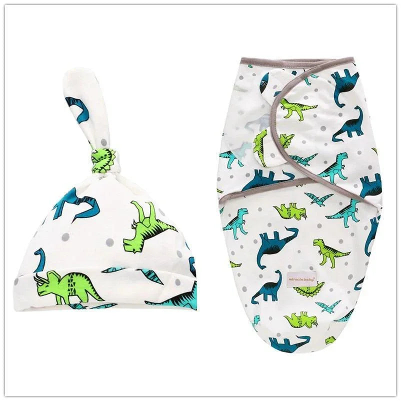 Baby Swaddle Blanket With Cap For Newborn Wrap Cotton Swaddling Bag Baby Envelope Sleep sack Blanket . - BIG FRENCHIES