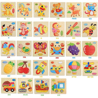 Wooden 3D Stevvex Modern Interesting Baby Learning Puzzles for Children Cartoon Animal Fruit Puzzles Intelligence Kids Children Educational Toy - BIG FRENCHIES