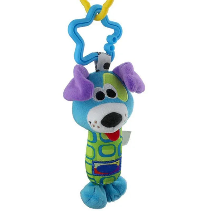 Colorful Baby Kids Rattle Toys Cartoon Animal Plush Hand Bell Baby Stroller Crib Hanging Rattles For Infant Baby Toys - BIG FRENCHIES