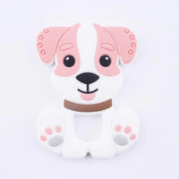 BPA Free Food Grade Silicone Teethers Cartoon Animals Shape Pacifier Clips, Accessories Baby Teething 1pc - BIG FRENCHIES