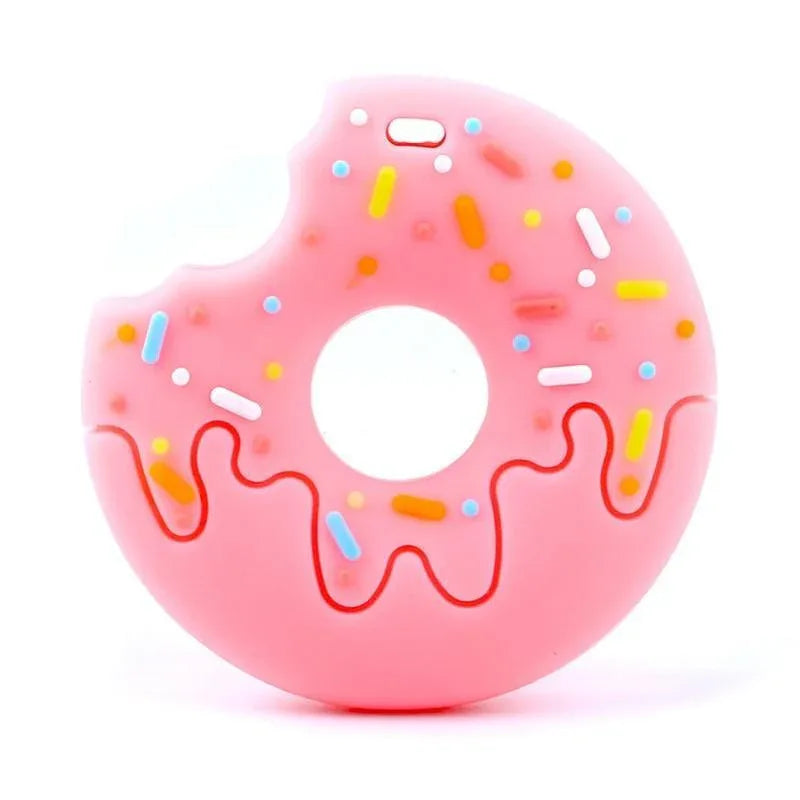 Gingerbread Man Raccoon Donut Silicone Teether Latex Free Teething Toy Baby Gift Food Grade Silicone - BIG FRENCHIES
