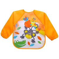 Waterproof Long Sleeve Girl Bibs Kids Burp Cloth Feeding Bib with Pocket Bib For Kids - BIG FRENCHIES