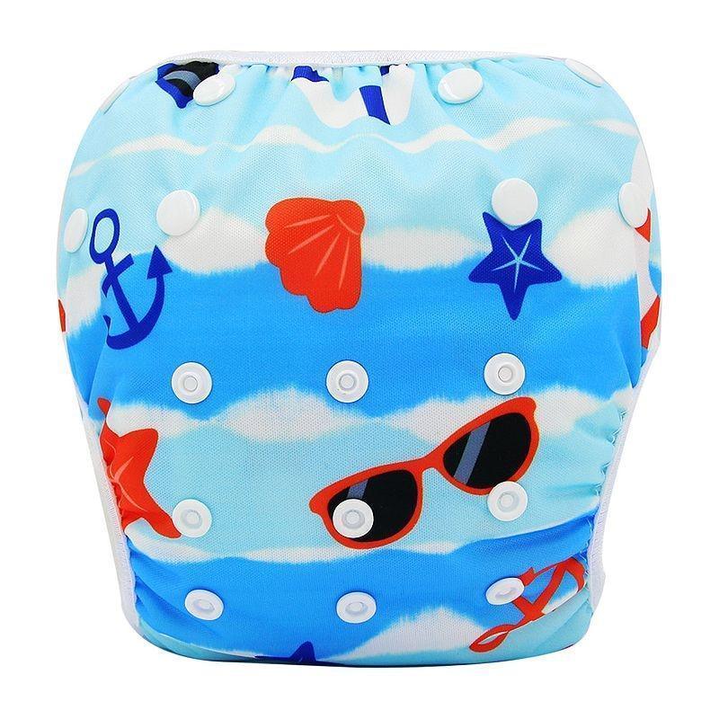 Baby Swimming Waterproof Adjustable Reusable Washable Cloth Pool Pant Diaper Cover - BIG FRENCHIES