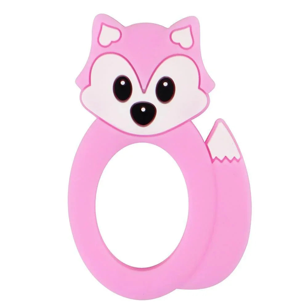 Baby Silicone Teethers BPA Free Teething Toy Animal Dog Koala Owl Elephant Baby Ring Teether Silicone Beads For Kids and Baby - BIG FRENCHIES