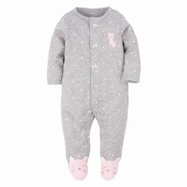 Baby Clothes Newborn Home Wear Cotton Baby Girl Romper Baby Costume Infant Boy Sleep Comfortable Pajamas - BIG FRENCHIES