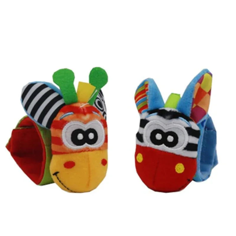 Colorful Wrist Rattles Infant Baby Kids Socks Rattle Toys Foot Socks Educational Toy High Quality Babies Gift - BIG FRENCHIES