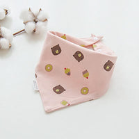 Cotton Cartoon Bandana Feeding Saliva Towel Waterproof Bibs For Baby Burp Accessory Adjustable Button Durable Baby Towels - BIG FRENCHIES