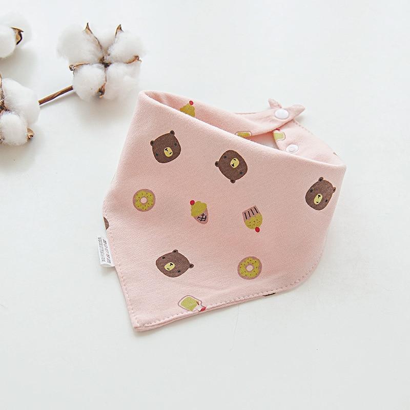 Cotton Cartoon Bandana Feeding Saliva Towel Waterproof Bibs For Baby Burp Accessory Adjustable Button Durable Baby Towels - BIG FRENCHIES