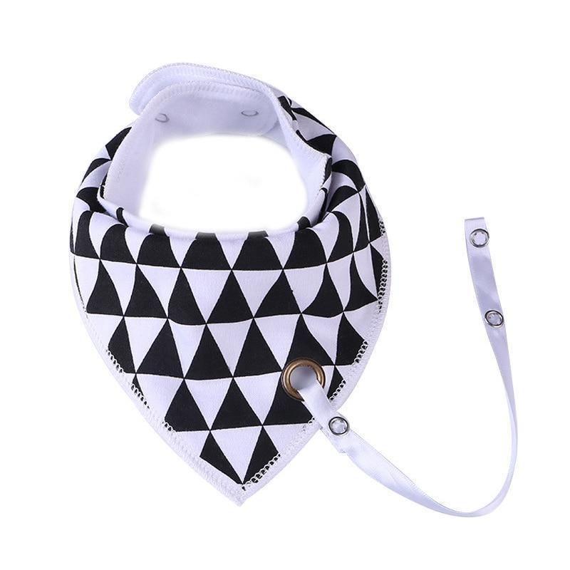 Modern Cotton Baby Bibs Nipple Feeding Towel Cartoon Design For Newborn Infants Toddler Triangle Scarf Bibs for Kids - BIG FRENCHIES