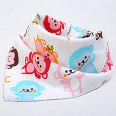 Cute Breathable Bibs Baby Feeding Cartoon Printing Super Absorbent Triangle Scarf Bib Cotton For Newborn Infant Girls And Boys - BIG FRENCHIES
