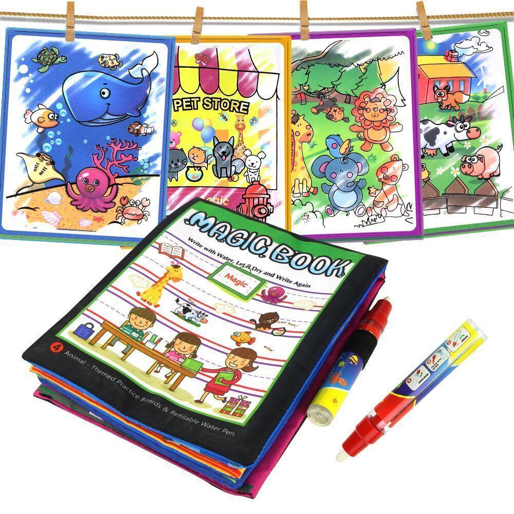 Coolplay Magic Water Drawing Book Coloring Book Painting Board Doodle Book in Drawing Toys Educational Toys - BIG FRENCHIES
