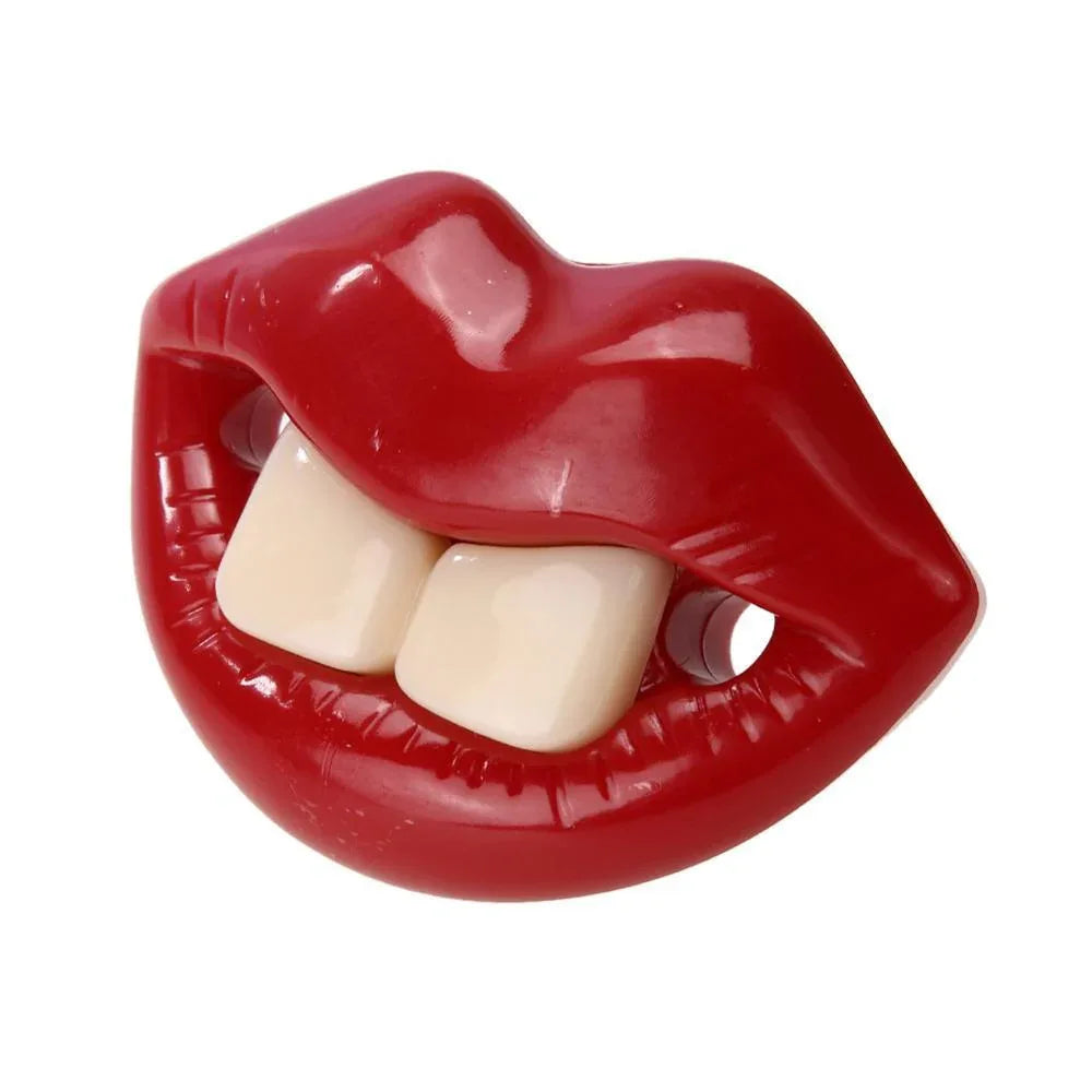 Silicone Baby Lip Pacifier Kiss Pink Rose Red Lip Shape Teeth Soothers Funny Baby Pacifiers For Baby and For Kids - BIG FRENCHIES