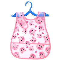 Adjustable Baby Bibs Waterproof Lunch Feeding Bibs Baby Cartoon Feeding Cloth Children Baby Bib for Kids - BIG FRENCHIES